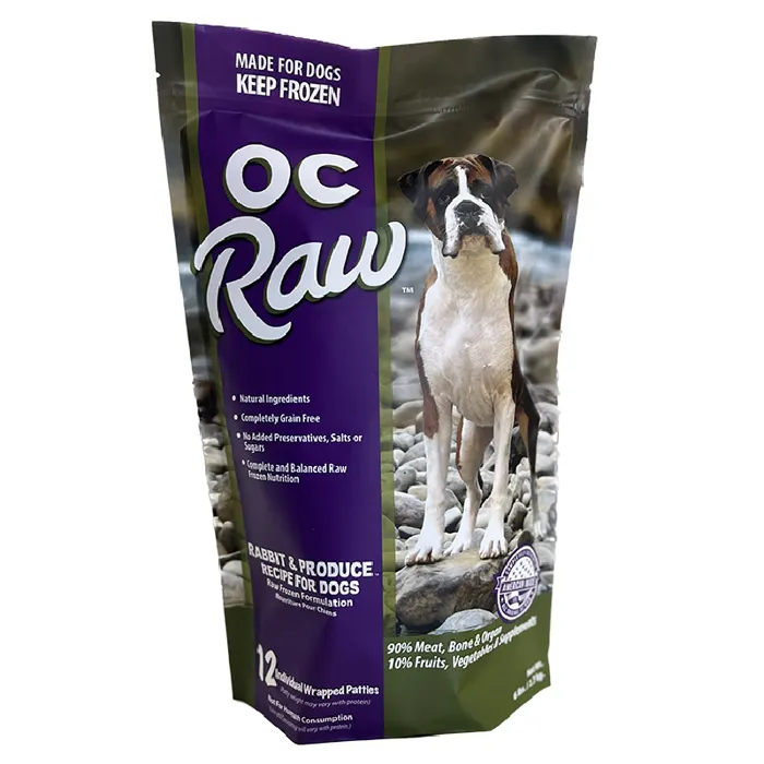 OC Raw Frozen Rabbit Patties 6.5#