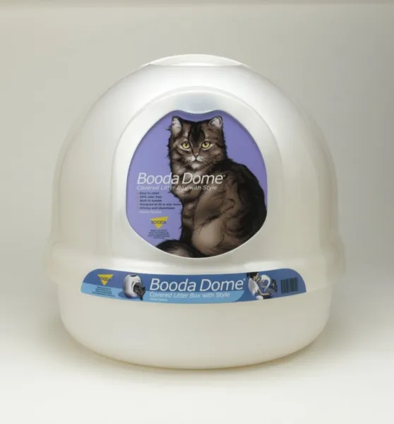 Aspen Booda Dome Litter Box Pearl