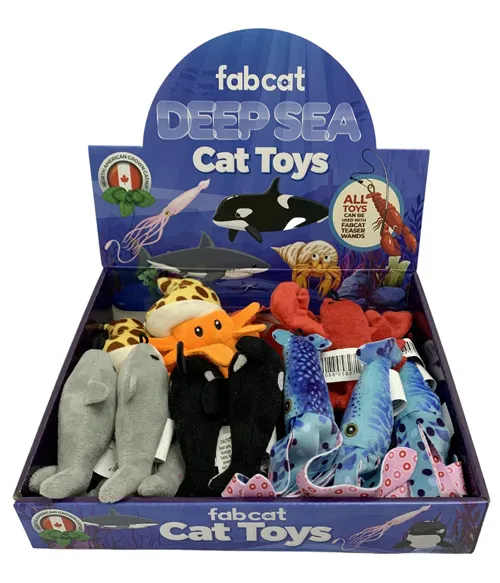Fab Cat Toy Deep Sea Display Asst 25pc