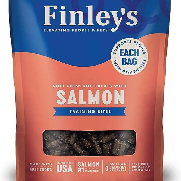 Finley's Dog Soft Chew Bites Salmon 6oz
