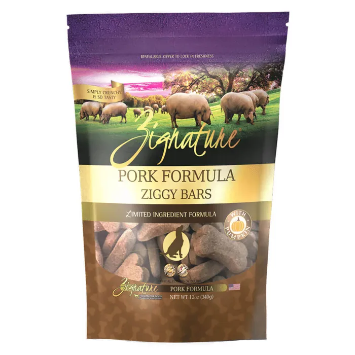 Zignature Ziggy Bars  Pork 12oz