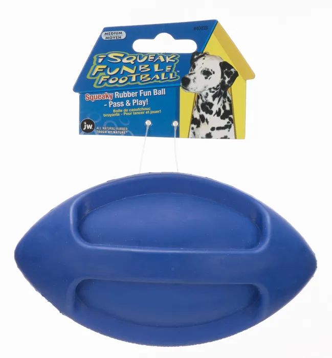 JW ISqueak Funble Football Medium