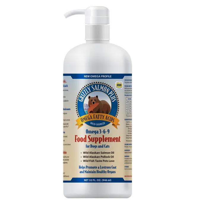 Grizzly Salmon Oil Dog 32 oz