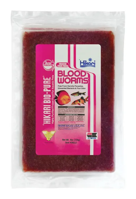 Hikari Frozen Bloodworm Flat 8oz