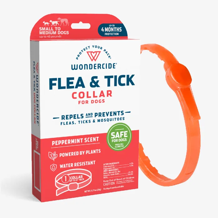 Wondercide Flea Tick Collar For Dogs Peppermint