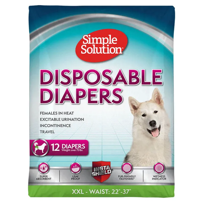 Simple Solution Disposable Diapers XXL 12pk