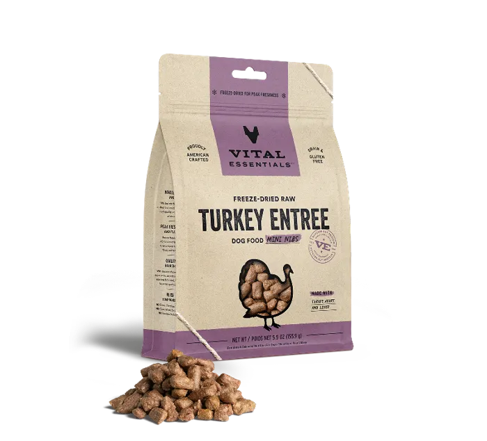VE Dog Mini Nibs Turkey FD 14oz