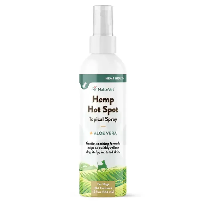NaturVet Hemp Hot Spot Spray 12oz