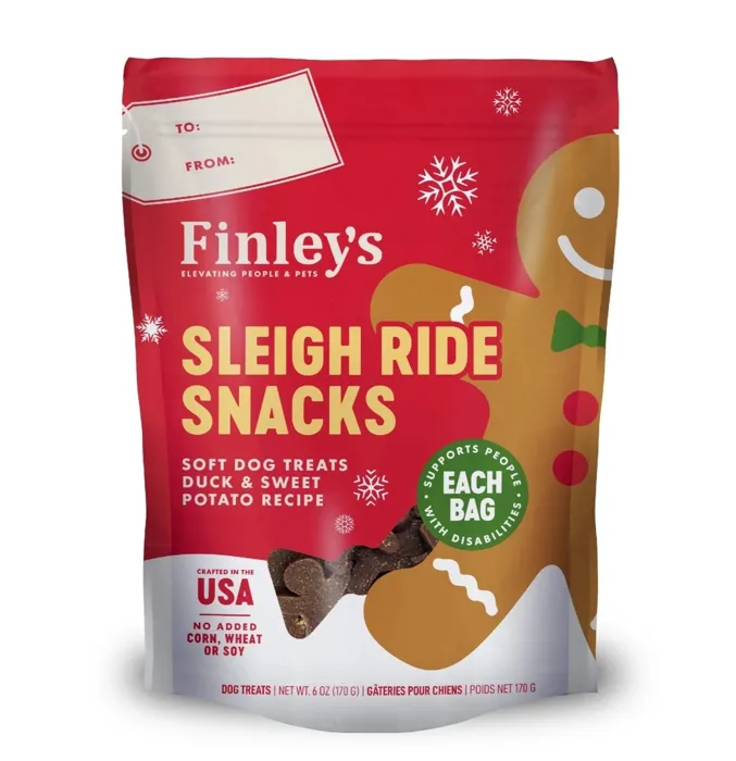 Finley's Holiday Gingerbread Shaped Duck & Sw Potato 12/6 Oz