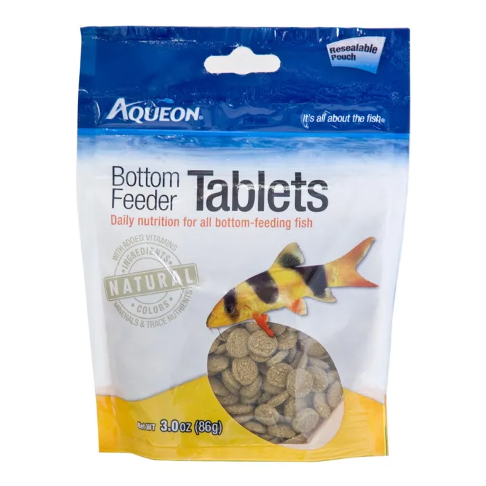 AQEN FOOD BTTM FEEDER TABS 3OZ