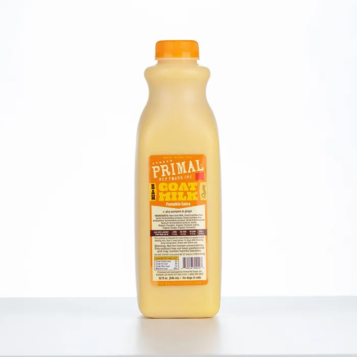 Primal Raw Goat Milk w/ Pumpkin 32oz