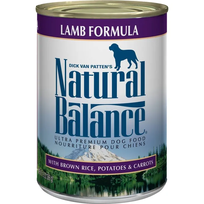 Natural Balance Lamb & Rice Dog Food 13 oz