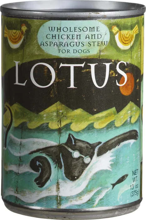 Lotus Can Dog Chicken & Asparagus 12.5 oz