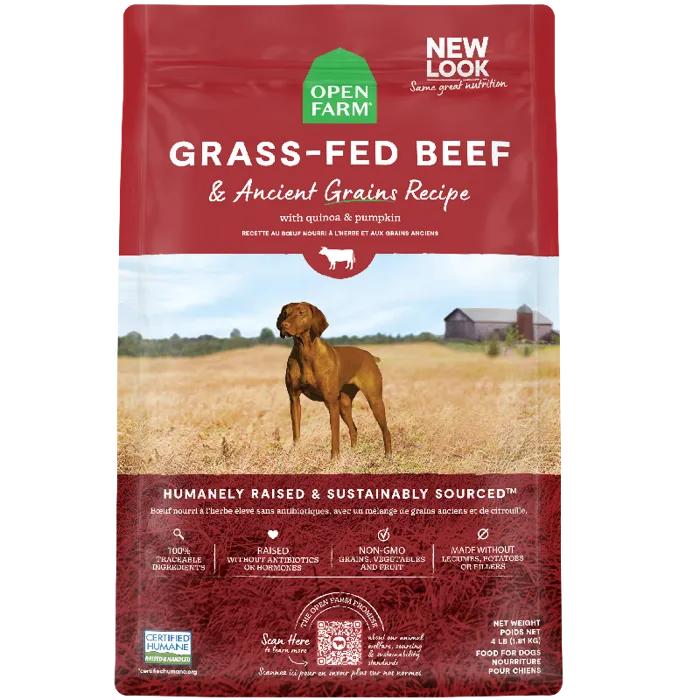 Open Farm Ancient Grains Beef 22#