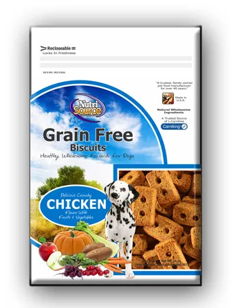 Nutrisource Grain Free Biscuit Chicken 14oz