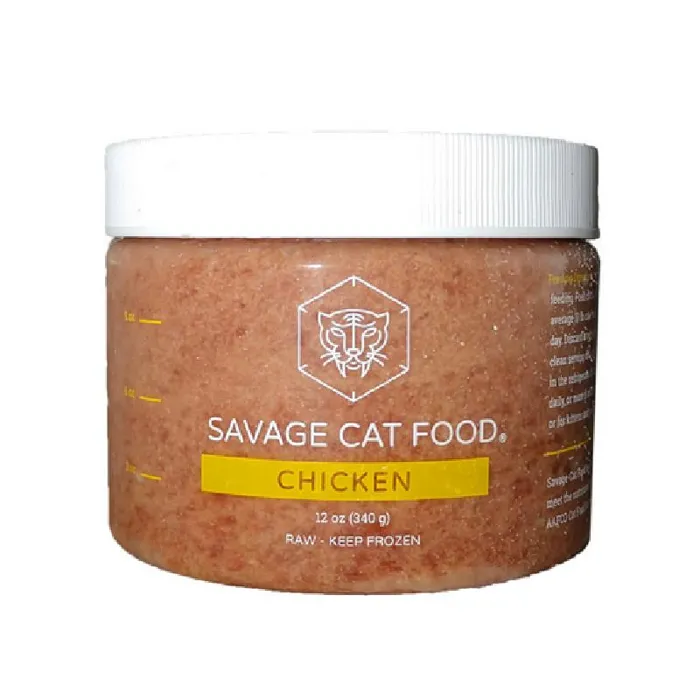 Savage Cat Chicken Tub 12oz