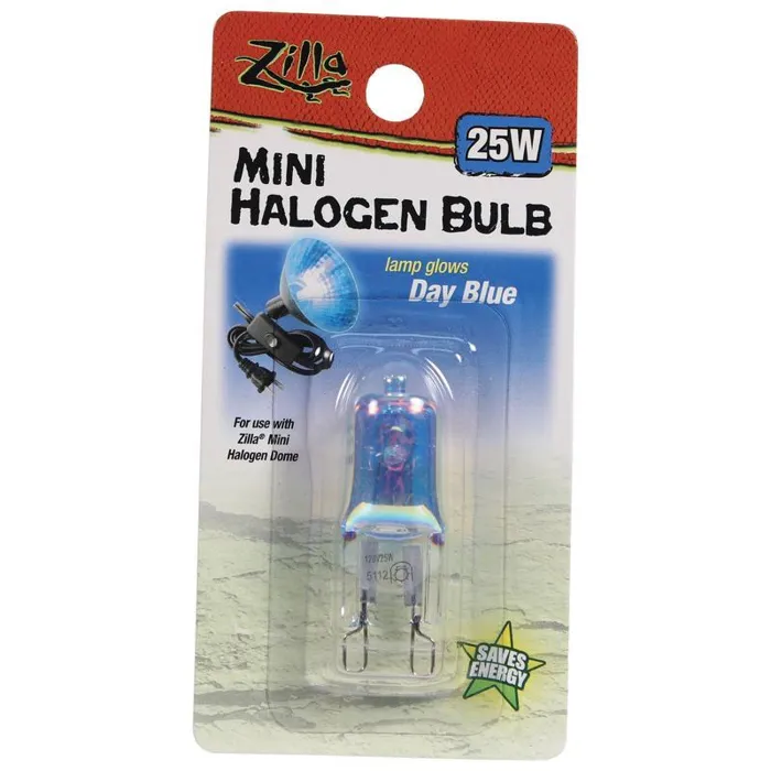 Zilla Mini Halogen Lamp Blue 25 Wt