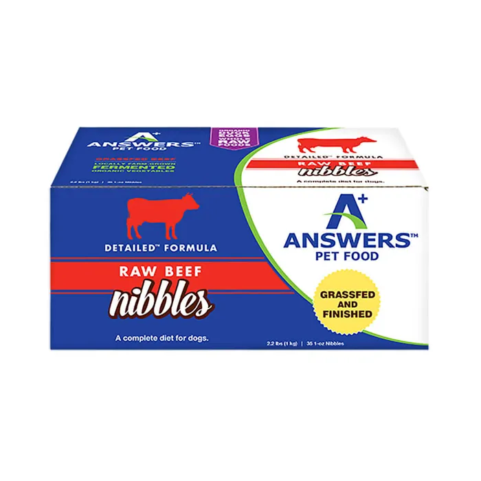 Answers Frozen Detail Beef Nibbles 2.2 Lbs