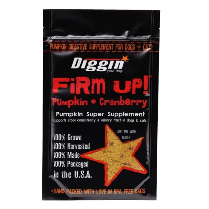 Diggin Dog Firm Up Pumpkin/Cranberry 4oz