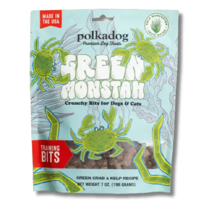 Polka Dog Green Monstah Training Bits 7oz