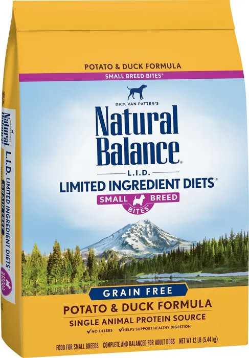 Natural Balance LID Sm. Breed Potato/Duck 4.5#
