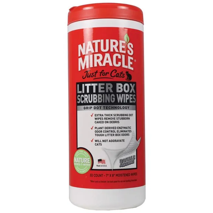 Nature's Miracle Just for Cats Litter Box Wipes