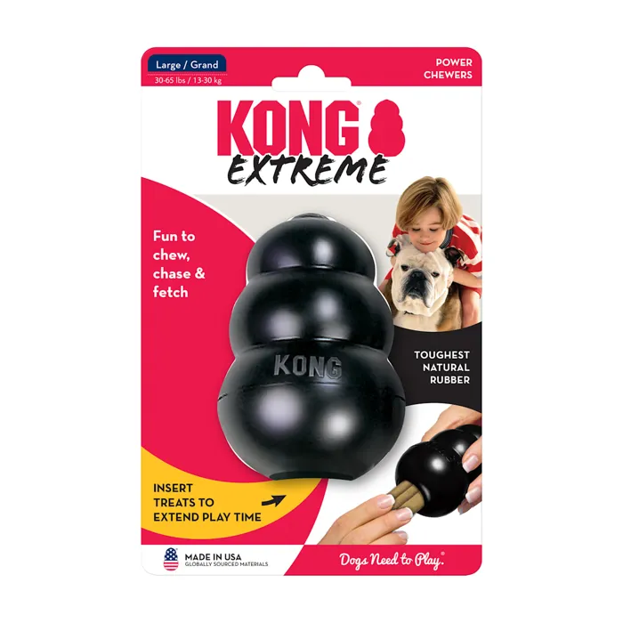 Kong Classic Extreme Black Lg
