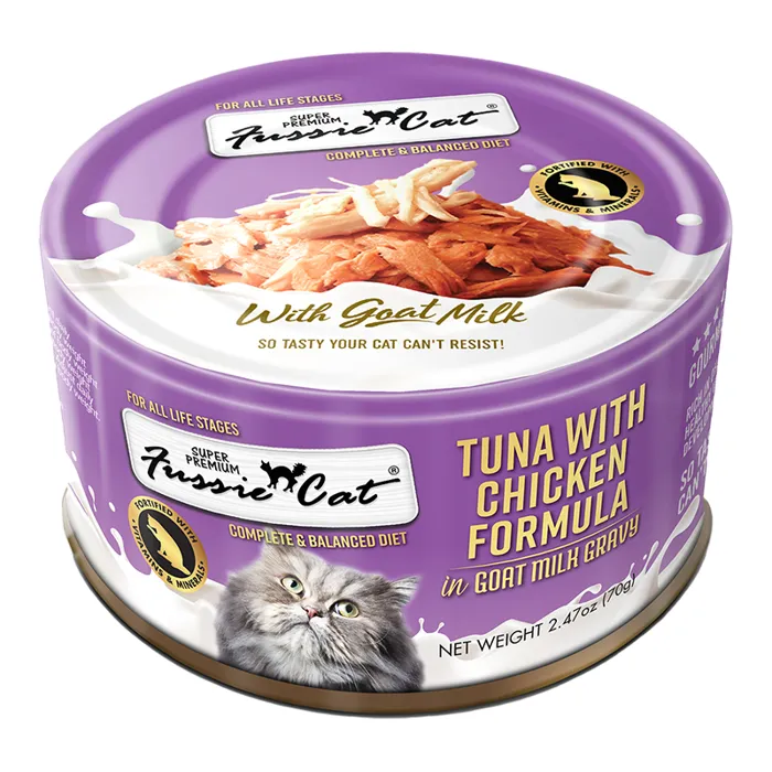 Fussie Cat Tuna/Chicken in Goat Milk 2.47oz