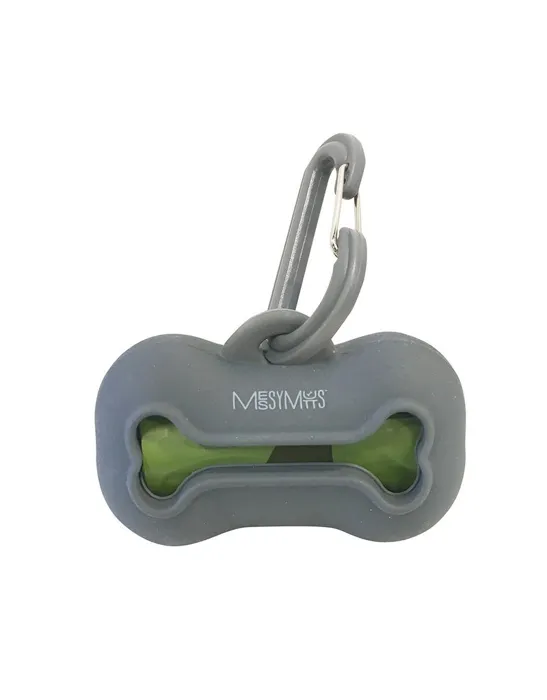 Messy Mutts Waste Bag Holder Gray