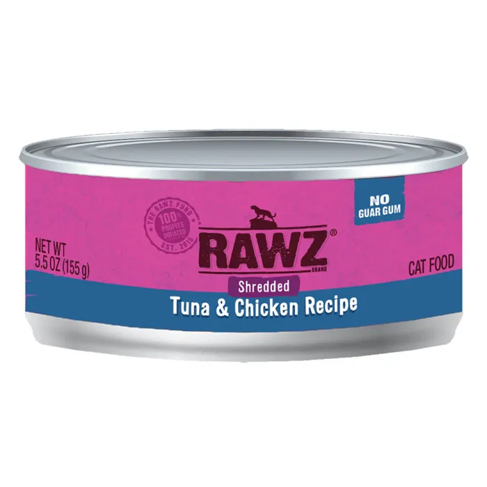 Rawz Cat Shredded Tuna/Chicken 5oz