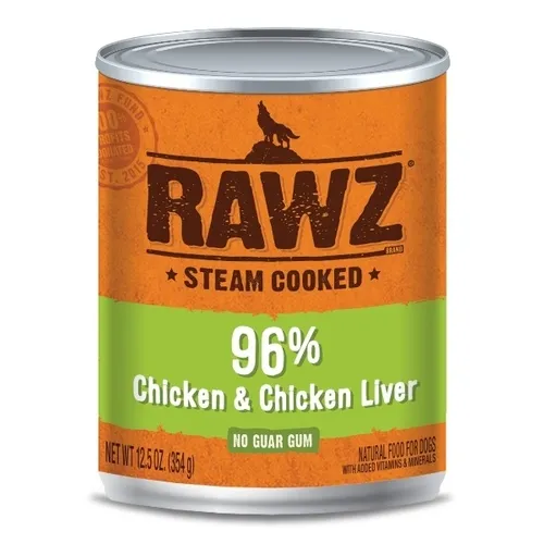 Rawz Dog 96% Chicken & Chicken Liver 12.5oz