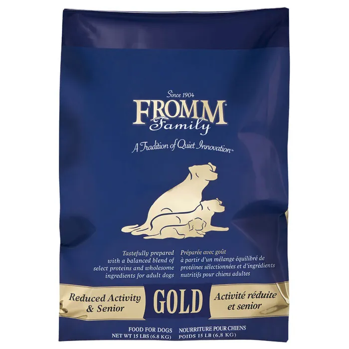 Fromm Dog Gold Reduced Activity/Senior 15#