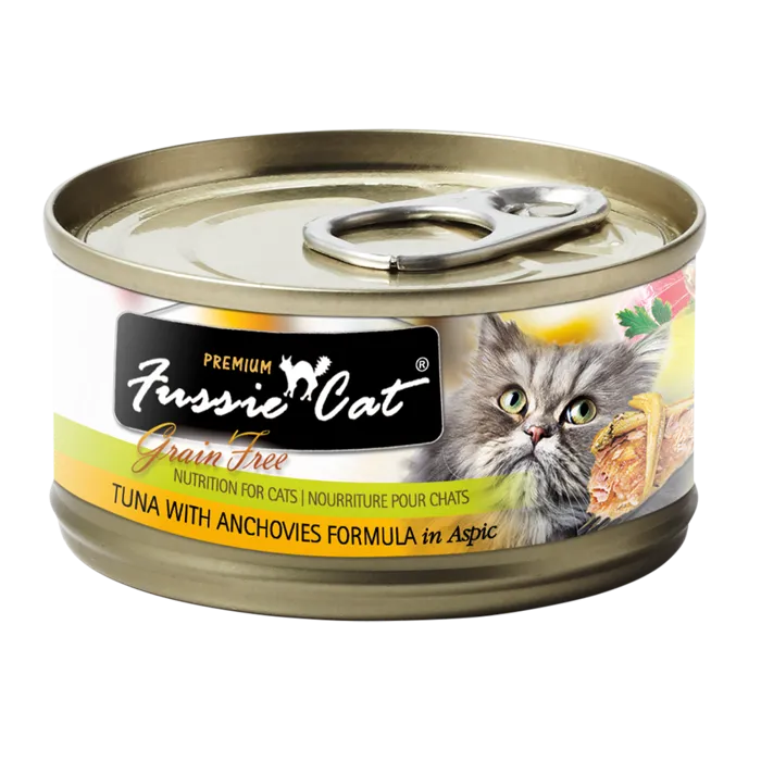 Fussie Cat Tuna/Anchovies 5.5oz