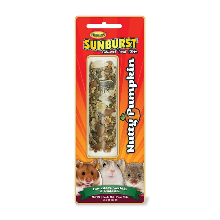 Sunburst Small Animal Treat Stick Pumpkin 2.5oz