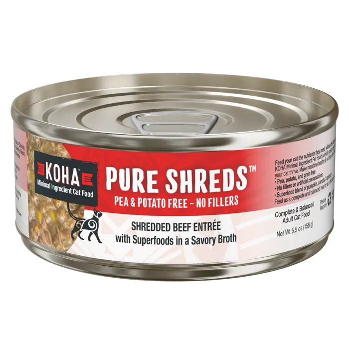 Koha Cat Shreds Beef 5.5oz