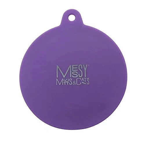 Messy Mutts Silicone Can Cover Purple