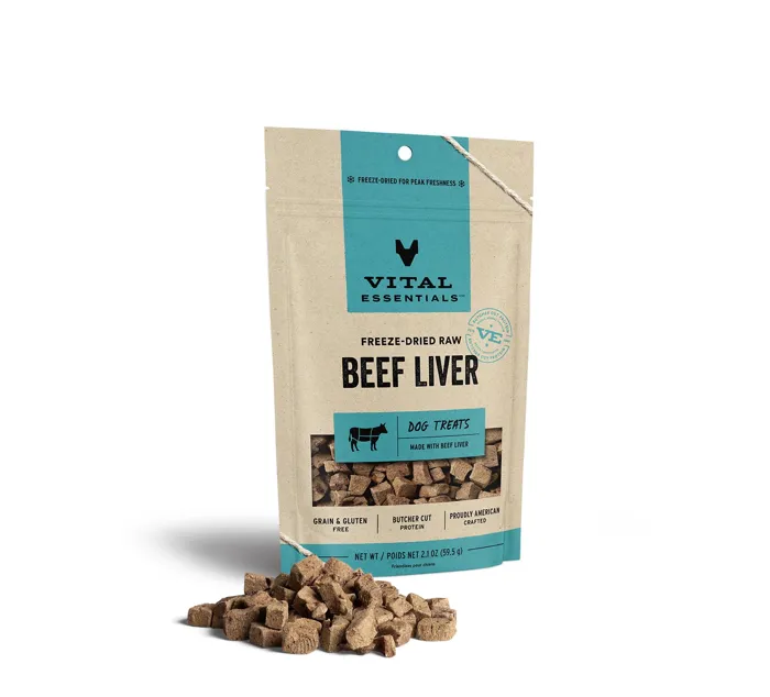 Vital Essentials FD Beef Liver Treat 2.1oz