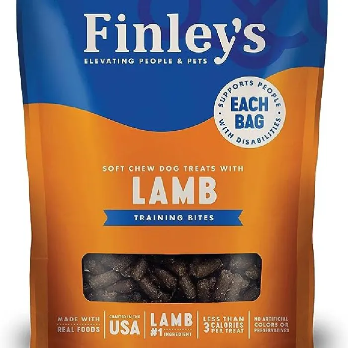 Finley's Dog Soft Chew Bites Lamb 6oz