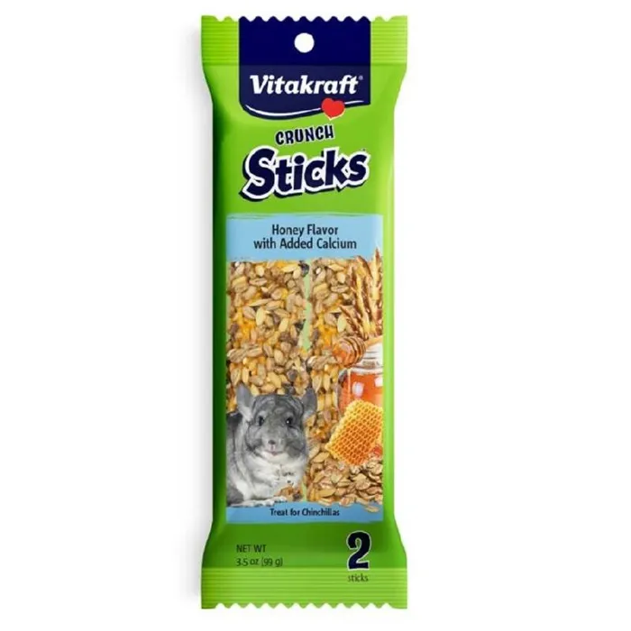 VK Crunch Sticks Chinchilla Honey/Cal 3.5oz