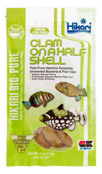 Hikari Frozen Clams On a Half Shell 4oz
