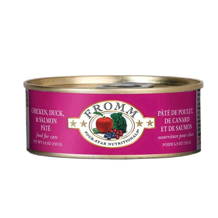 Fromm Cat 4 Star Chicken/Duck/Salm Pate 5.5oz