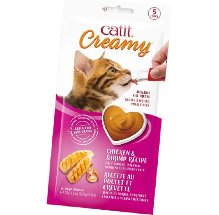 Catit Creamy Cat Teat Chicken/Shrimp 3.2oz