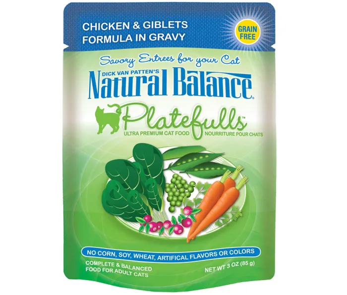 Natural Balance Pouch Cat Chicken & Giblets 3 oz