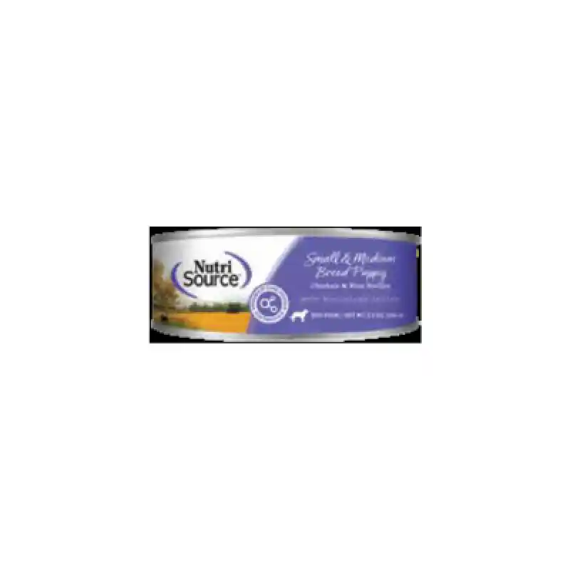 Nutrisource Pup Chkn Rice Small/med Breed Can 5.5z