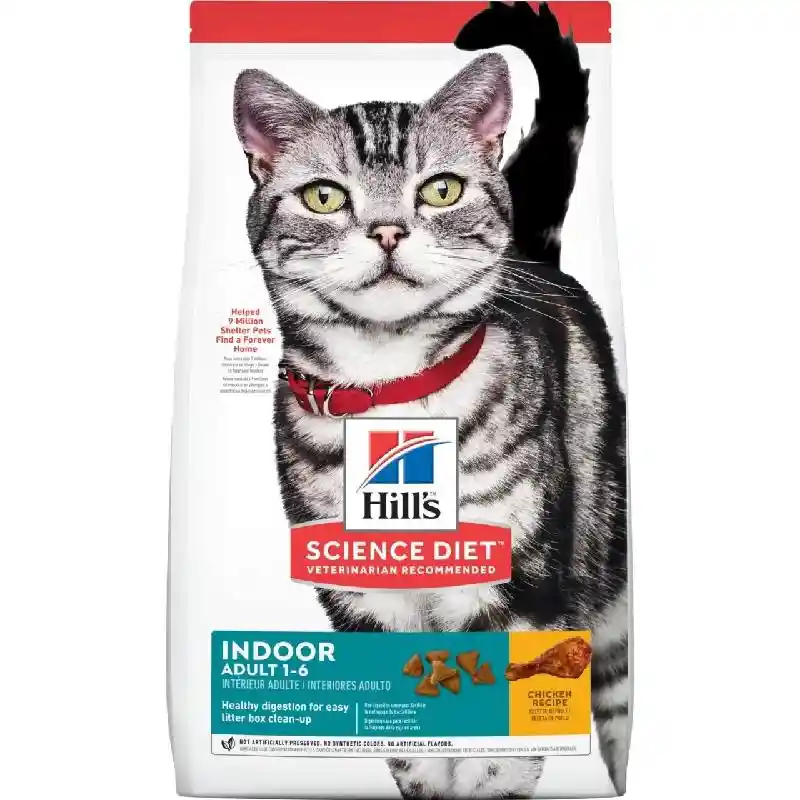 Adult Indoor Chicken Recipe Dry Cat Food 15.5-lb