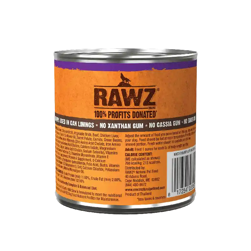 Rawz Dog Stew Chicken/Beef/Goat Milk 10oz
