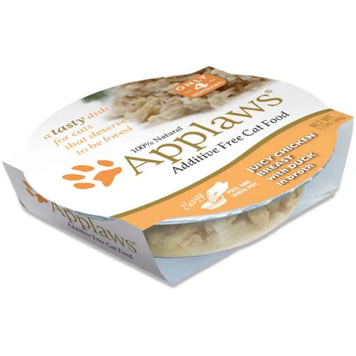 Applaws Dish Cat Chicken Duck 18/2.1 Oz