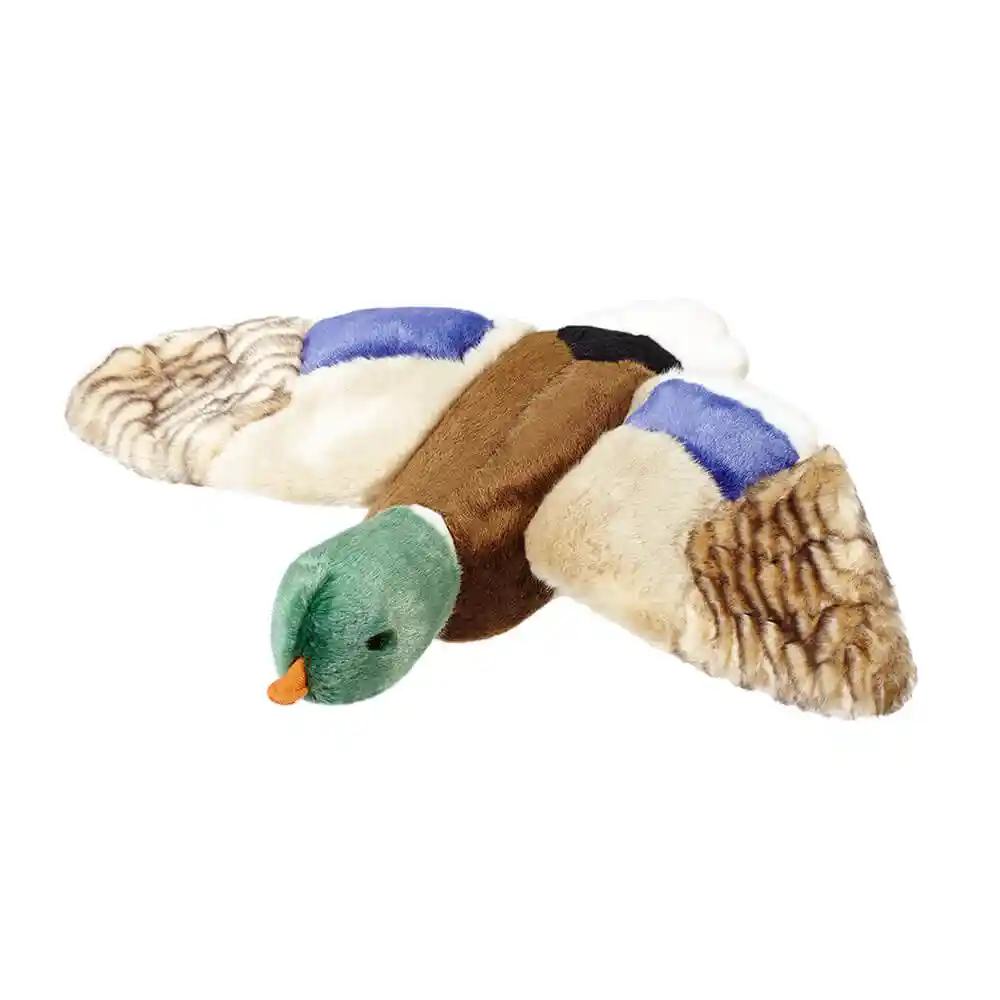 Fluff & Tuff Wally Mallard Dog Toy, Large, 13-in