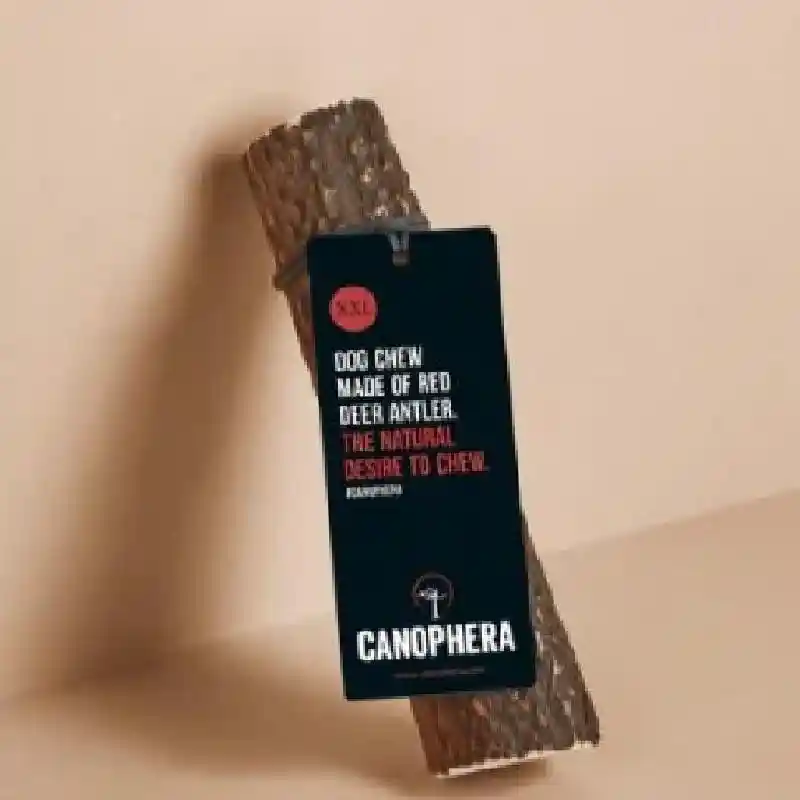 Canophera Xxlarge Dog Full Red Deer Antler Chew Ea