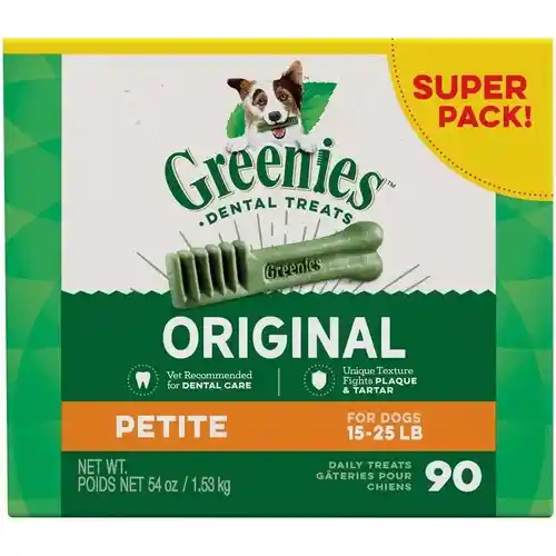 Original Petite Dental Care Dog Treats - 27-oz Car